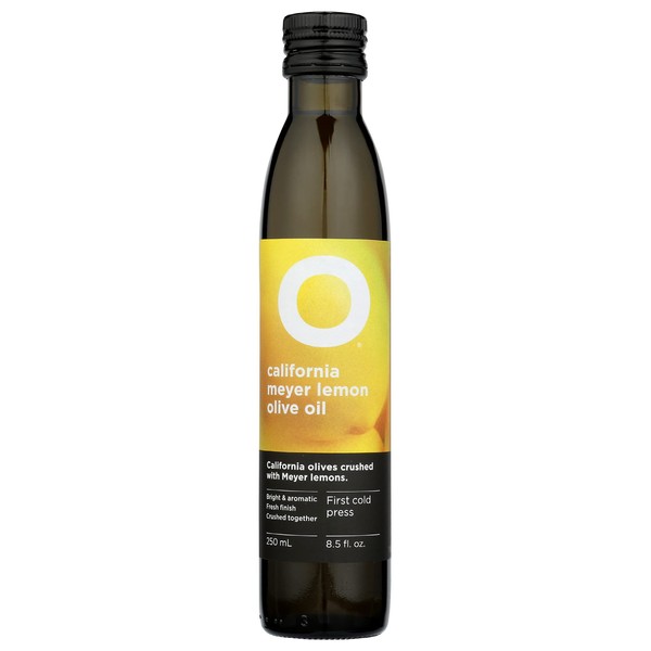 O OLIVE OIL & VINEGAR Organic Crushed Meyer Lemon Olive Oil, 8.45 Fl Oz