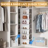 MAGIC UNION Rotating Shoe Rack Tower 7 Tier Organizer, Vertical