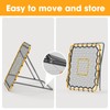 JIRTEMOT 3.7 x 3.7 FT Soccer Rebound Net, Yellow