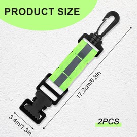 HJZHII 2 Stück Reflektierender Handschuhhalter Gürtel, Arbeitshandschuhhalter taktischer Handschuhclip schnell zugänglicher Handschuhgürtel für Werkzeuggürtel