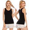 AMVELOP Tank Tops for Women Built in Bra Cotton Shelf