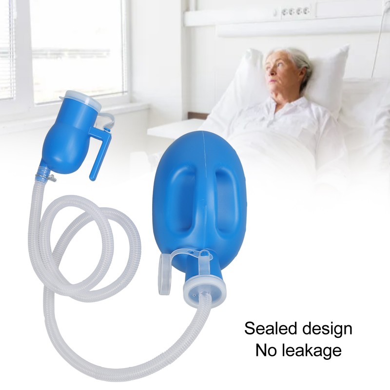 Urine Bottle for Men Elderly 2000ml Long Tube Spill Proof