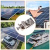 Pack of 6 Earth Clamp Aluminium, FUKPO Solar Panel Bracket
