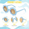 CHENGU Retro Flower Sunglasses Daisy Flower Headbands Set Groovy Party
