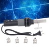 6Pcs Hot Air Gun LCD Digital Display Adjustable Portable Heating