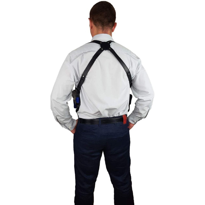 VlaMiTex S5 Shoulder Holster Leather Holster for SFP9 HK Rear