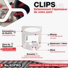 NEXOPRO® Tile Leveling Kit - 300 Clips/Spacers (1mm) - Reusable