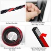 Car Door Seal Strip 32.8Ft Automotive Weather Stripping Double Layer