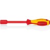 Knipex Nut Driver with screwdriver handle burnished, insulating multi-component handle,