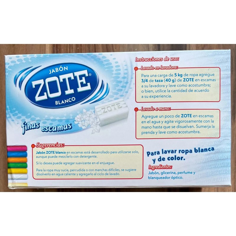 La corona Zote soap powder (flakes) box 500g Mexican