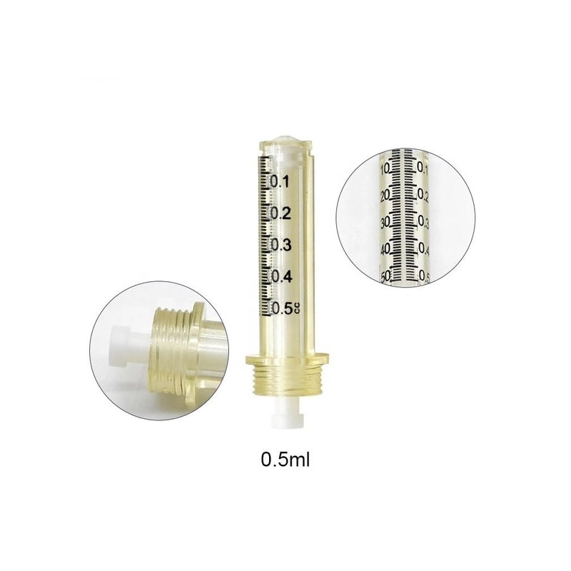 QiQiBaby Disposable 10pcs 0.5ml Empty Ampoule with 1pc Adapter Cap