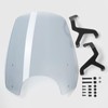 WOOGA Motorcycle Front Fairing Windscreen Windshield Flyscreen Visor Replacement for