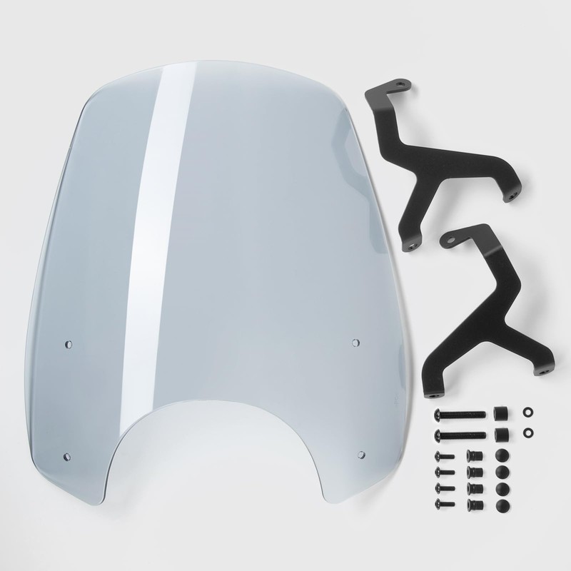 WOOGA Motorcycle Front Fairing Windscreen Windshield Flyscreen Visor Replacement for