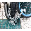 Security Chain Hardened 8mm Thick Shrouded Padlock Safety Chain Lock