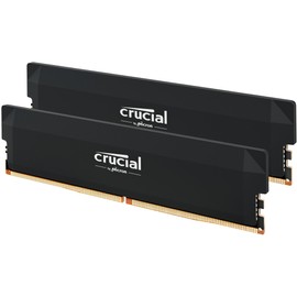 Crucial Pro DDR5 RAM 32GB Kit (2x16GB) CL36 6000MHz, Overclocking Desktop Gaming Memory, Intel XMP 3.0 & AMD Expo Compatible – Black CP2K16G60C36U5B
