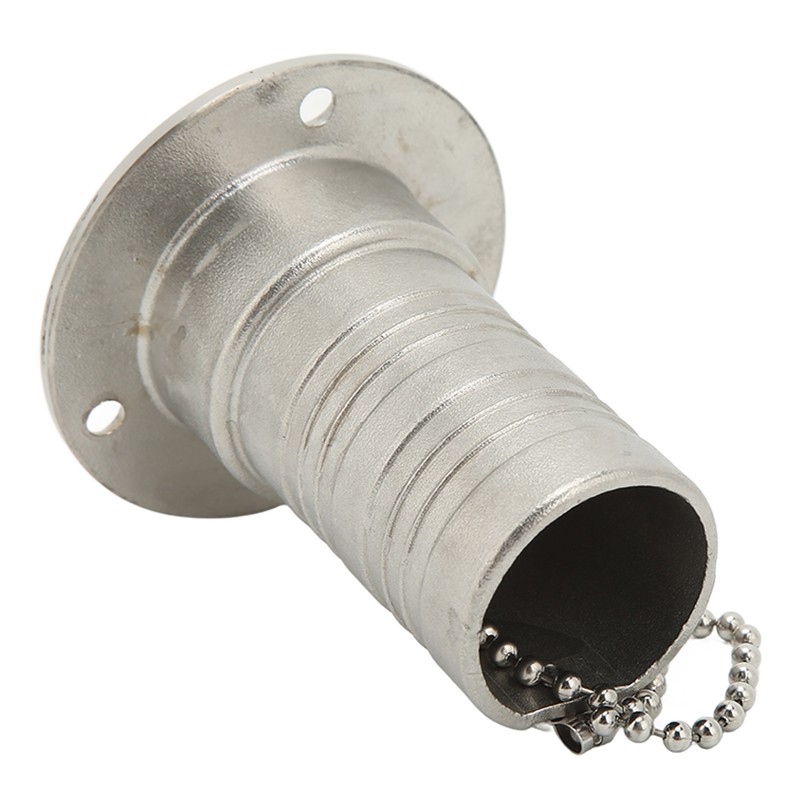 Marine Boat Deck Filler with Keyless Cap Stainless Steel Mirror