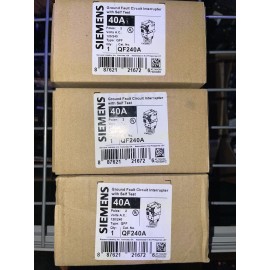 Siemens QF240A SIEMENS 2 POLE 40 AMP GFCI GROUND-FAULT CIRCUIT BREAKER W/ SELF TEST