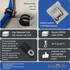 Lumonic 5 x 14 mm pipe clamps with rubber insert,