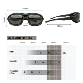 SOL PRO Anti-Fog Safety Motorcycle Riding Sunglasses Foam padded Goggle, Dustproof, Windproof, Hunting, Hiking, Golfing