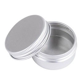 Aluminum Alloy Screw Socket 15ml Aluminium Jar with Screw Lid Empty Cosmetic Jar, Kosmetex Aluminium Jar, Cream
