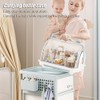 Nollapo Transparent Baby Bottle Drying Rack with Double Lid and