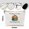 DHKG Funny Office Gifts Makeup Bag, Employee Appreciation Gifts Cosmetic