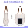 JIOWRT Pickleball Bags for Women and Men, Pickle Ball Bag