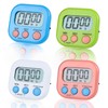 4PCS Digital Timer, Timer Clock Kitchen Timers for Cooking Minute