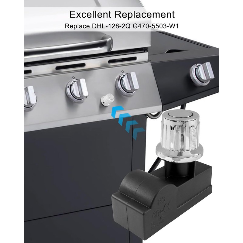 QAGGUM Pulse Igniter Fit for Charbroil 463448021 463211513 463370719, 2-Outlet