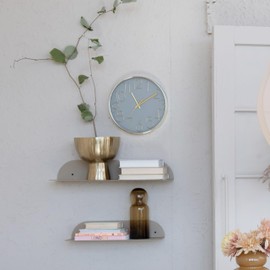 Bloomingville Aureate Hour Wall Clock, Grey and Gold