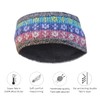 Pachamama Women Wool Ear Warmer Headband Fleece Lined Handknitted Pastel