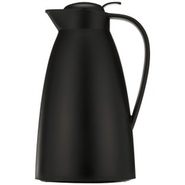 Alfi Glass Vacuum Frosted Plastic Carafe, 1 L, Black (AG2800BK2)
