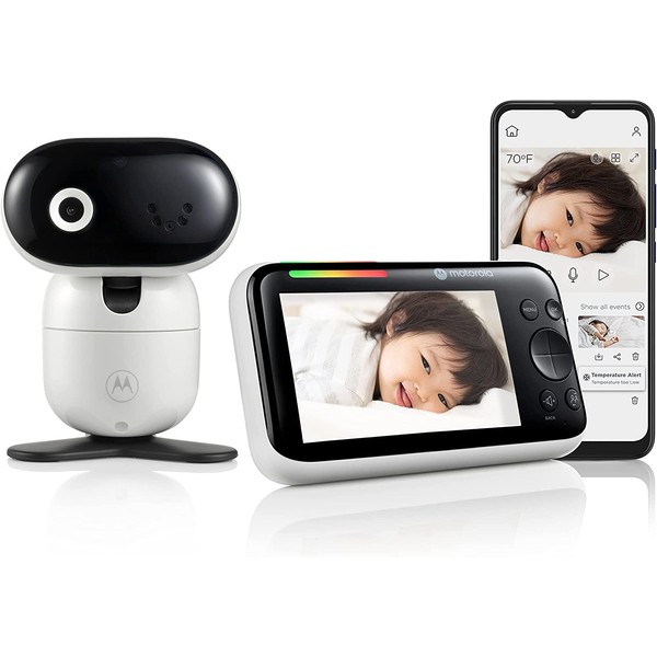 Motorola Nursery PIP1610 HD Wifi Video Baby Monitor with 5