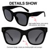 OCCI CHIARI Oversized Reader Sunglasses Women 3.5 Full Lens Reading