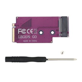 suckoo for Lenovo Rescuer Legion Go Handheld Conversion 2242 to 2280 SSD Hard Drive Expansion High Capacity Card NVME M-Key M.2 PCIE 4.0 3.0 Gold Finger Adapter Upgrade Converter Board Purple