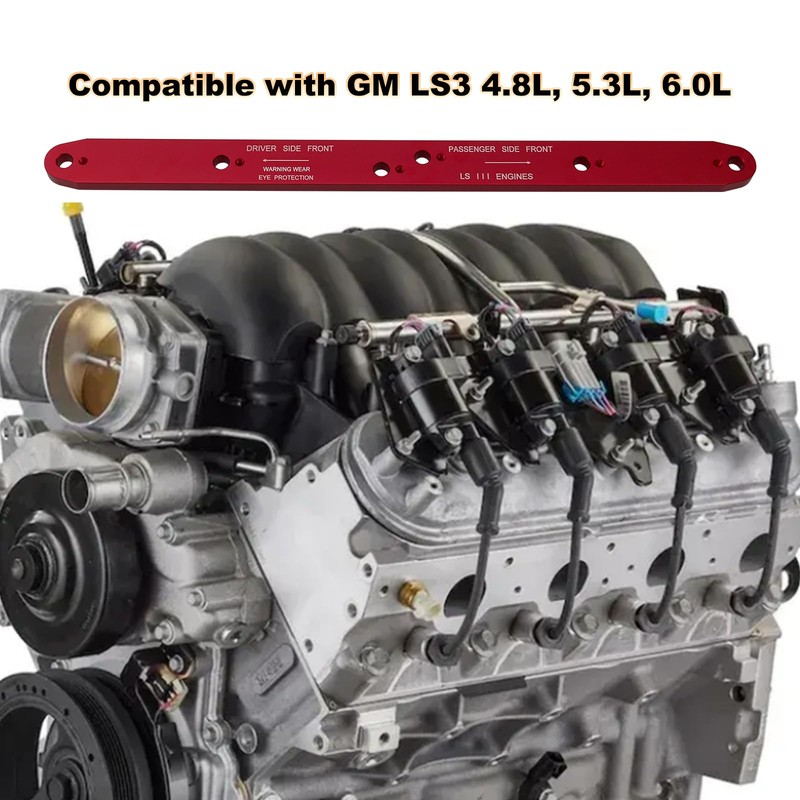 RULLINE 71400 Exhaust Manifold Template Compatible with GM/Chevy LSIII 4.8L,
