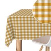 Martina Home TEFLONATED TABLECLOTH MADE Vichy Gold 250X140 CM