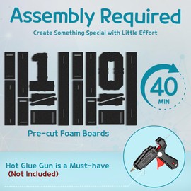 imprsv imprsv Marquee Numbers Black 10th-Birthday Decorations: Large 3ft Light Up Number 10 Birthday Decoration for Boy Girl Ten Year Old Birthday Decor Party Backdrop Anniversary Big Mosaic Number 10