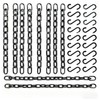 ENATECLITE Black Hanging Plant Chains Kit, 10-Inch Adjustable Plant Hangers