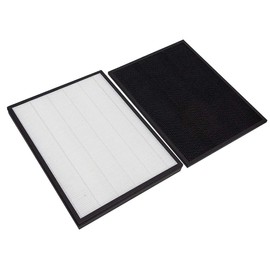 LifeSupplyUSA HEPA Filter and Carbon Filter Replacements Compatible with Winix Filter J Compatible with Hr950 & Hr1000 Air Purifiers