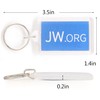 TONOS Rectangle Jw.org No Blood Double Sided Key Chain Jehovah's