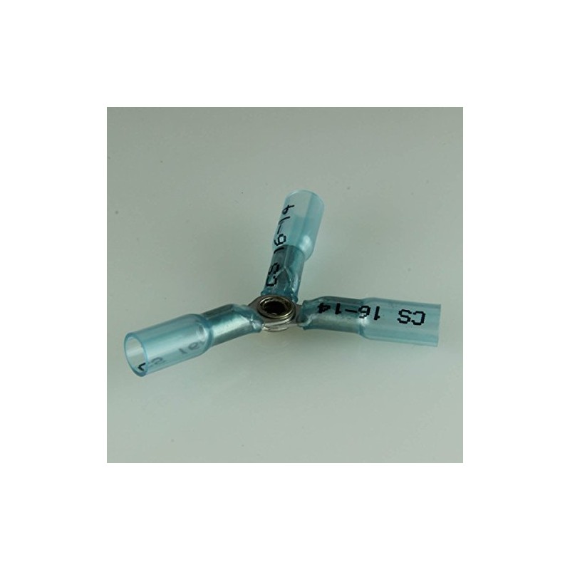 16-14 Ga. Heavy Duty Heat-Shrink 3-Way Terminals - (Pack of