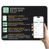 RHINO, Báscula Digital Cocina con Bluetooth, 5kg / 1g, App