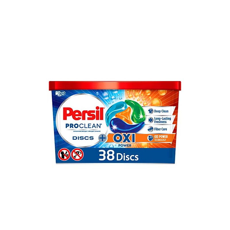 Persil Discs - Paquete de detergente para ropa, Oxi, 38