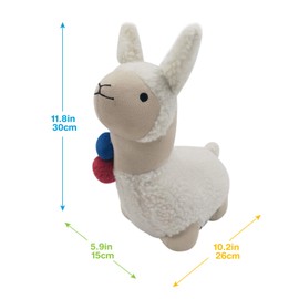 Fabric Animal Door Stopper Decorative Doorstops Alpaca Lover Gifts Book Stopper Wall Protectors Anti Collision