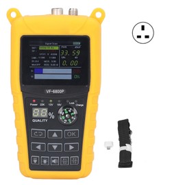 Satellite Signal Finder Professional HD Digital Satellite Finder Meter for Signal Measurement 100‑240V UK Plug
