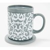 TEMPTATIONS Temp-tations K61162: 14 oz. Ceramic Mug with Warming Base