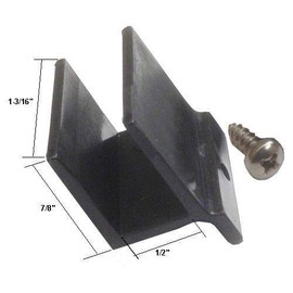 Sliding Shower Door Bottom Guide 1/2" Wide