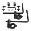 Slipstreamer Windshield Mounting Hardware #HD-0 - Black Acrylic Front Car