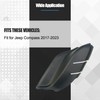 Front Windshield Wrap Corner Trim Right Side Fit for Jeep